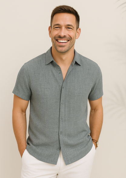 Breathable Summer Polo Shirt for Men