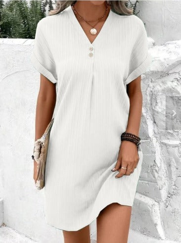 Women's Casual V-Neck Summer Dress