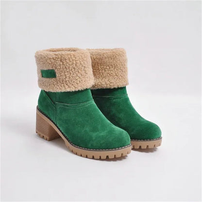 Warm Waterproof Insulated Winter Boots for Women
