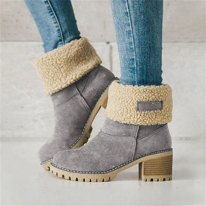 Warm Waterproof Insulated Winter Boots for Women