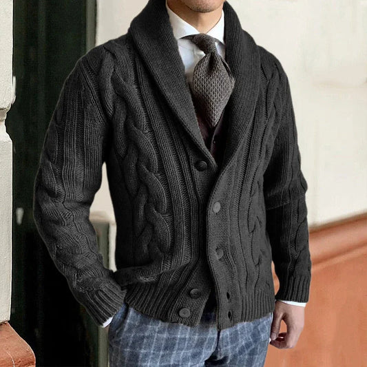 Warm cardigan for men for autumn and winter