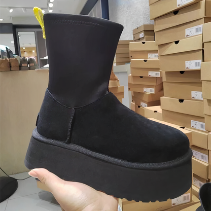 Warm Faux Fur Ankle Boots for Women