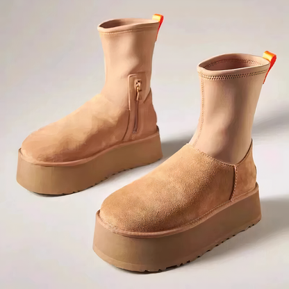 Warm Faux Fur Ankle Boots for Women