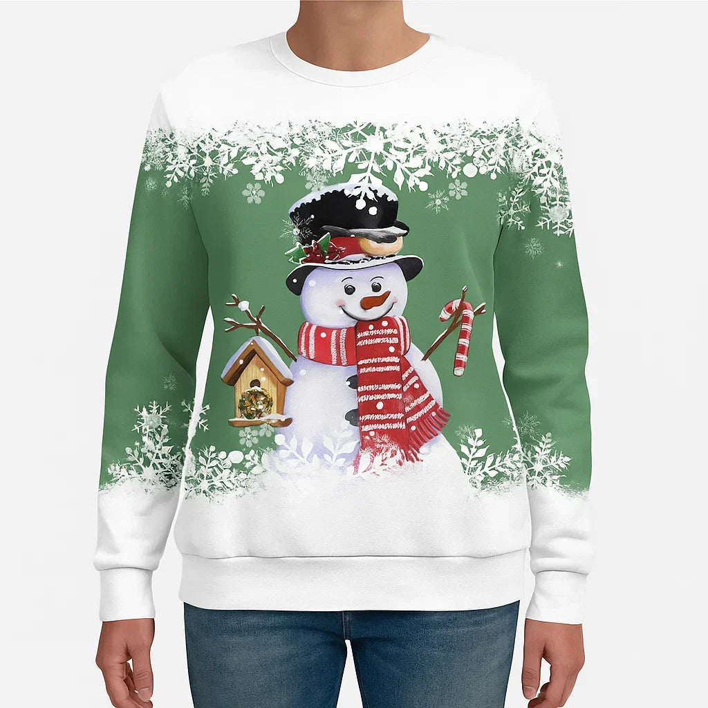 Women’s Snowman Christmas Sweater | Festive Knitwear