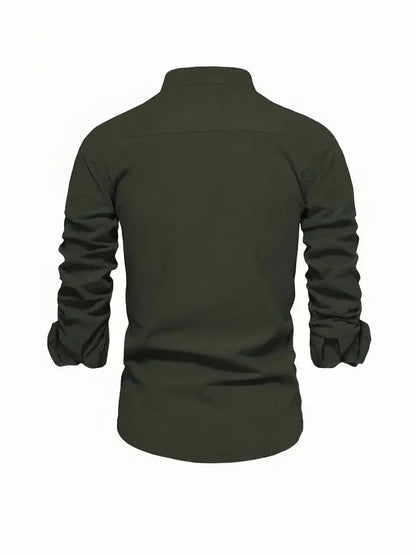Casual Button Down Men's Shirt