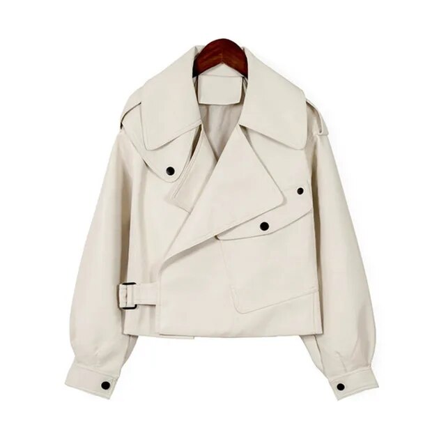 Women's Cropped Jacket | With Belt