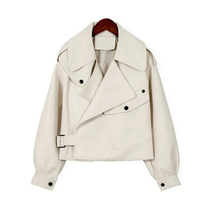 Women's Cropped Jacket | With Belt
