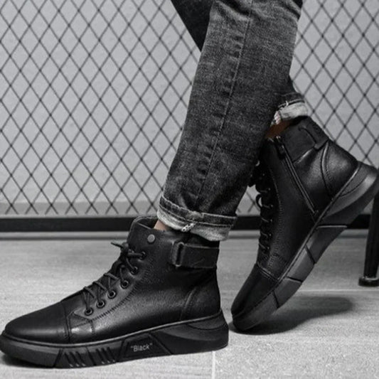 Warm black Adelmo boots