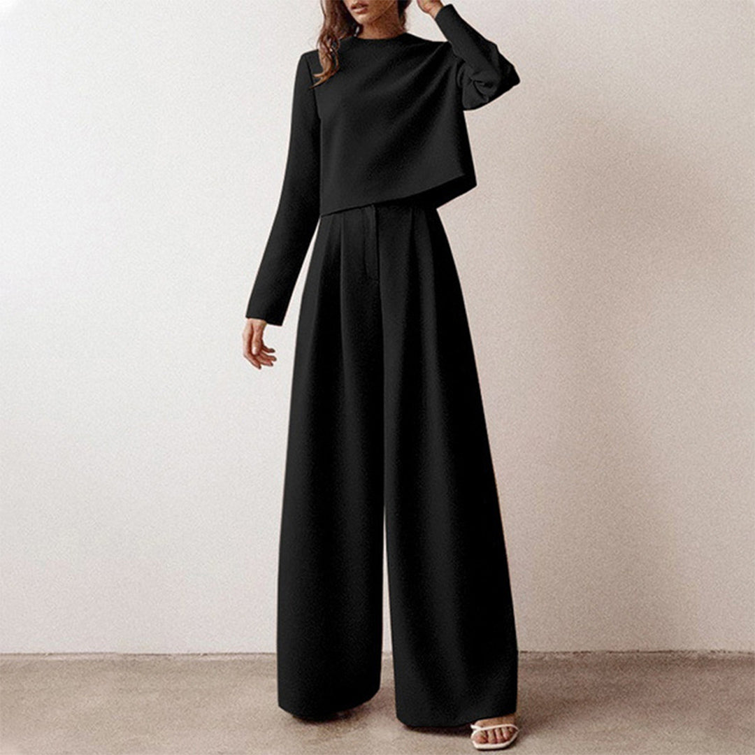Chic 2-Piece Wide Leg Pants Set