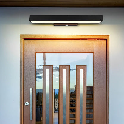 Black stainless steel outdoor wall light