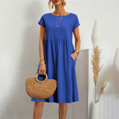 Anna | Comfortable Midi Dress in A-Line for Women