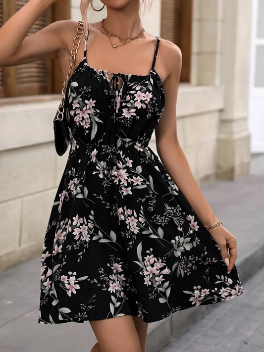 Beatrix | Elegant Flower Dress for Women Made of Cotton