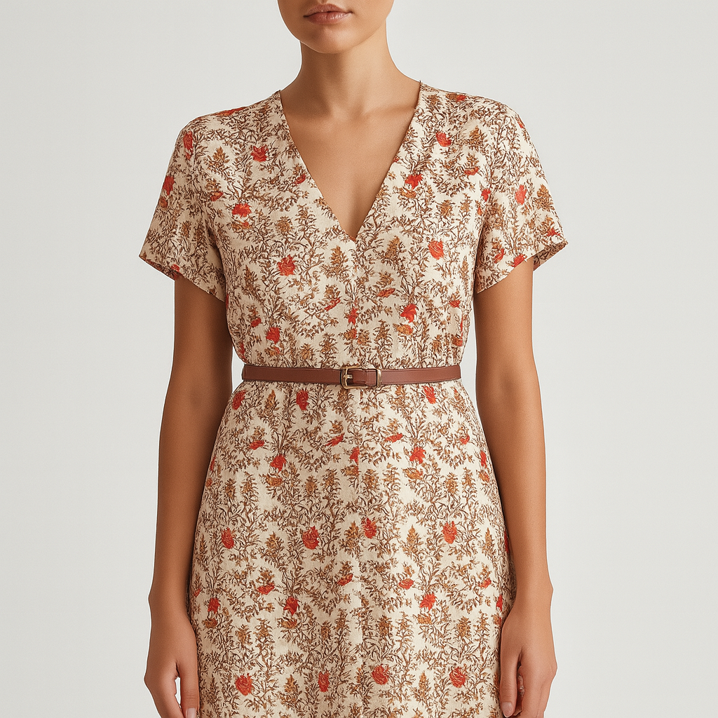 Boho dress made of light cotton
