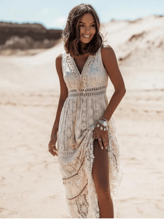 Boho lace dress for women