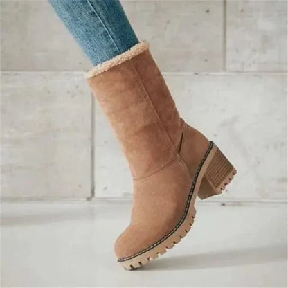 Warm Knee High Wool Winter Boots