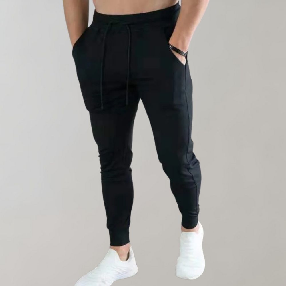 Athletic Fit Mens Running Pants - Olytrend