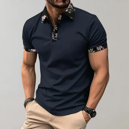 Casual Fit Mens Short Sleeve Polo Tee - Olytrend