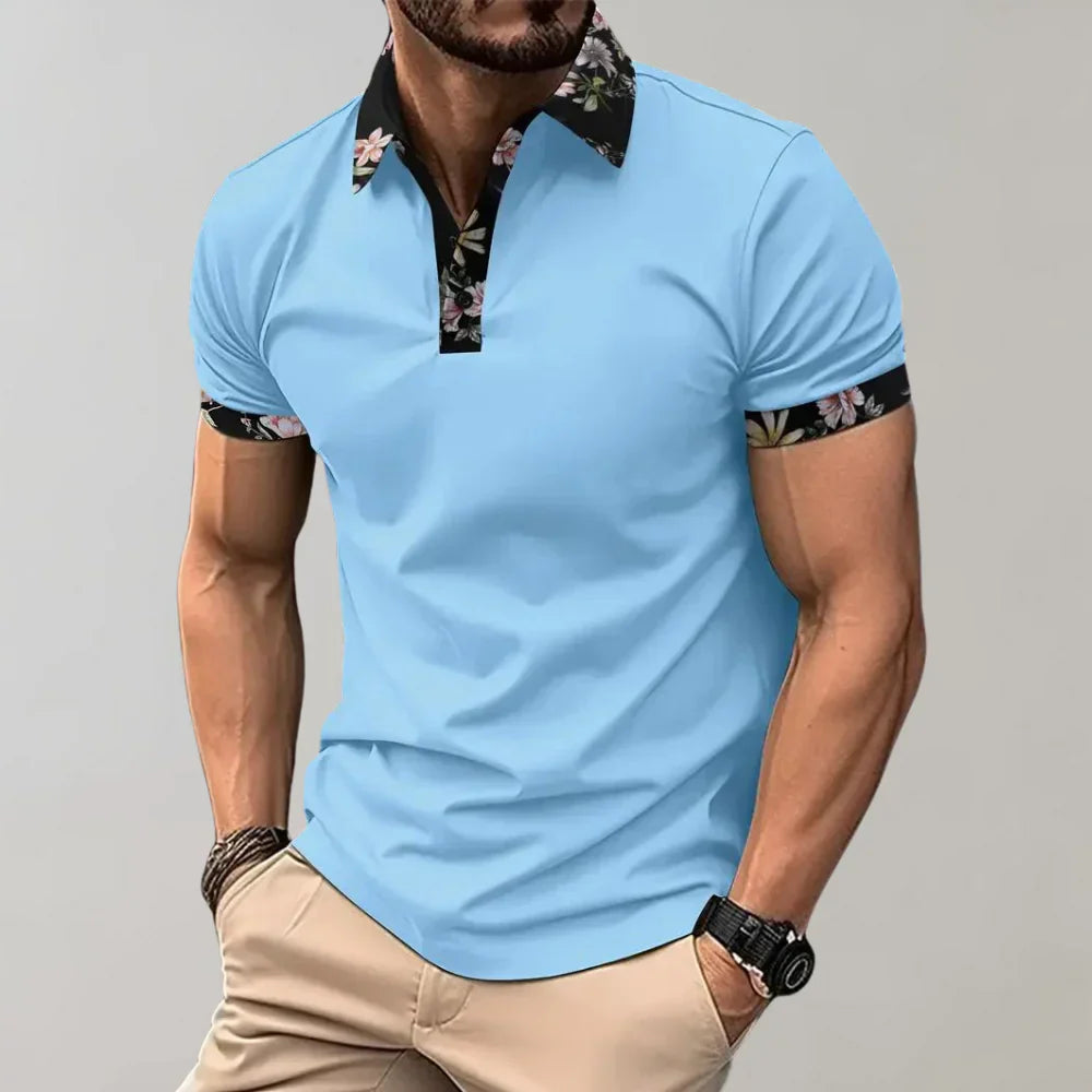 Casual Fit Mens Short Sleeve Polo Tee