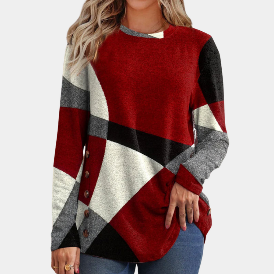 Women's long-sleeve casual tee