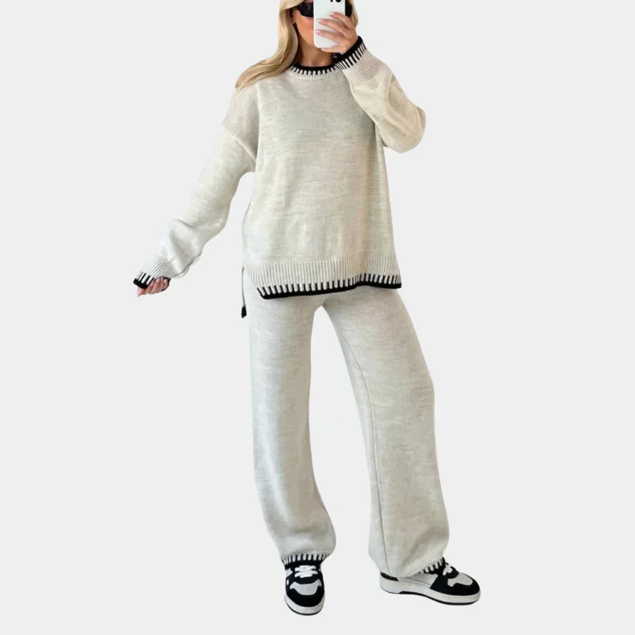 Women's Eloisa Knitted Two-Piece Set: Elegant Design