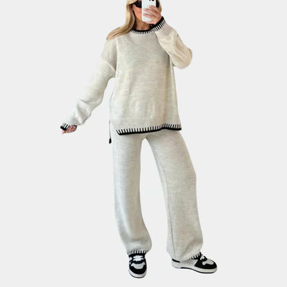 Women's Eloisa Knitted Two-Piece Set: Elegant Design