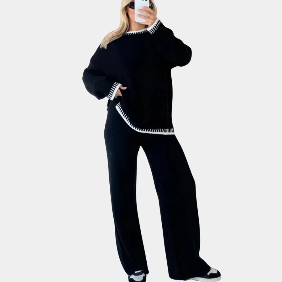 Women's Eloisa Knitted Two-Piece Set: Elegant Design