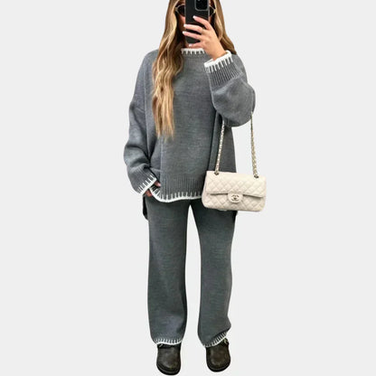 Women's Eloisa Knitted Two-Piece Set: Elegant Design