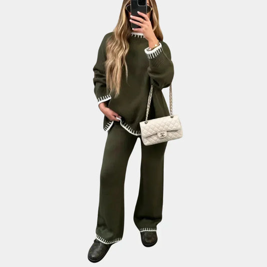 Women's Eloisa Knitted Two-Piece Set: Elegant Design