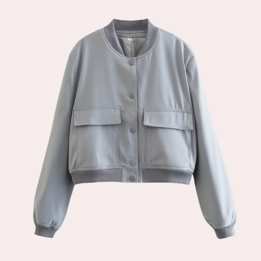 Women's Lightweight Quilted Bomber Jacket - Olytrend