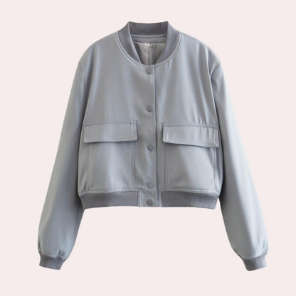 Women's Lightweight Quilted Bomber Jacket - Olytrend