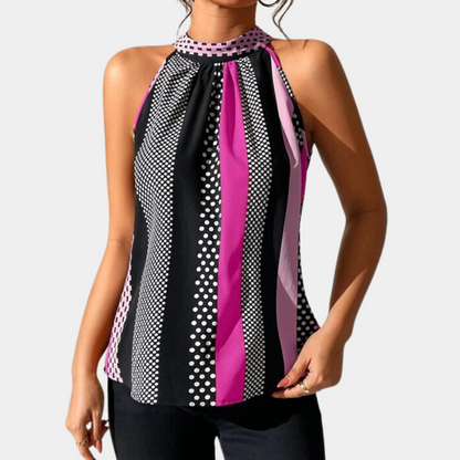 Vero - Elegant Sleeveless Top with V-Neck - Women