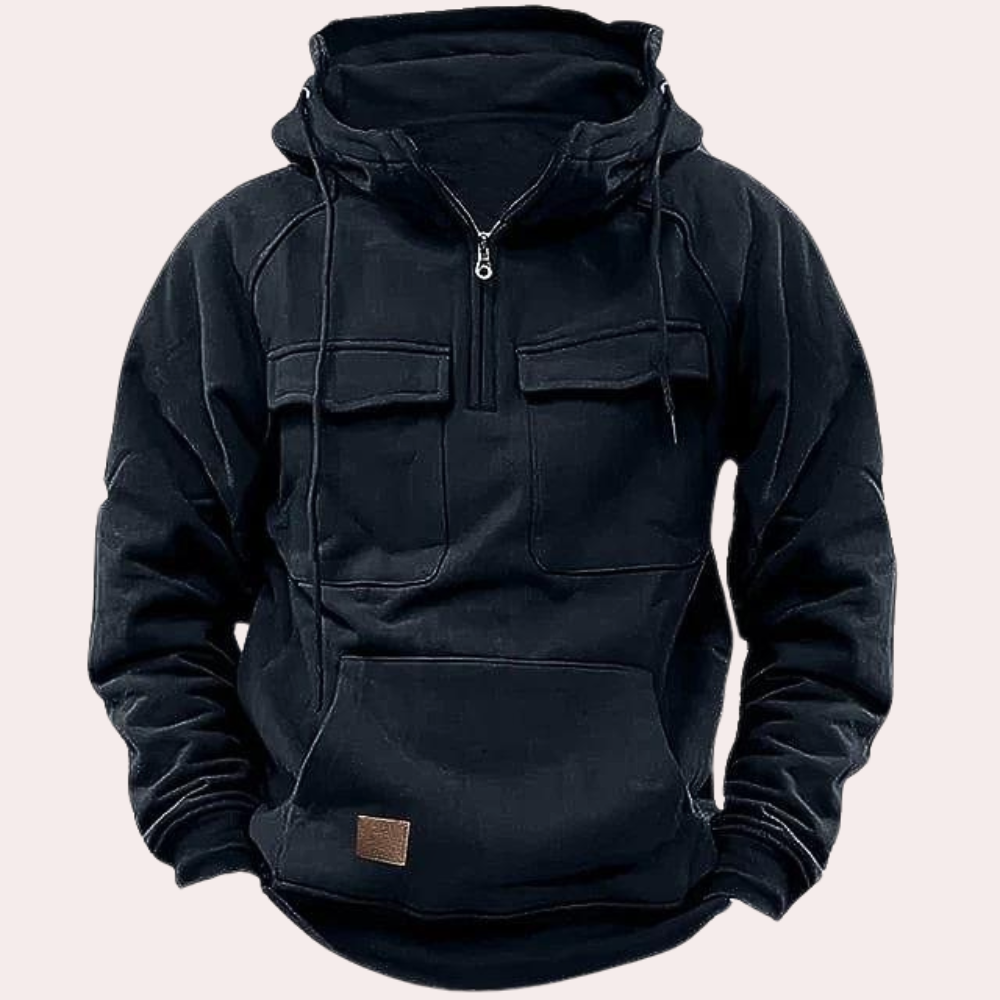 Winter men's fashion hoodie