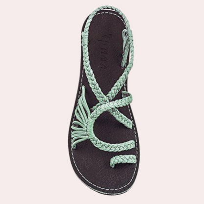 Women's fashionable and vibrant beach sandals