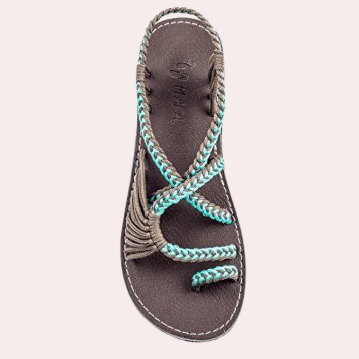 Women's fashionable and vibrant beach sandals