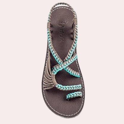 Women's fashionable and vibrant beach sandals