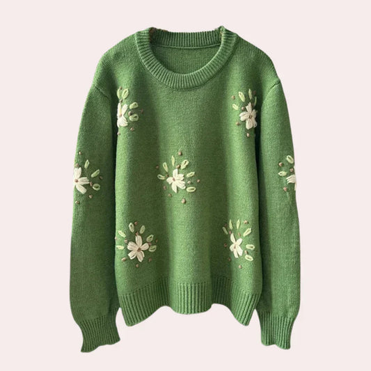 Women's Kalina Casual Ribbed-Hem Jumper