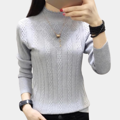 Women's luxuriously soft and comfortable Iliya turtleneck sweater