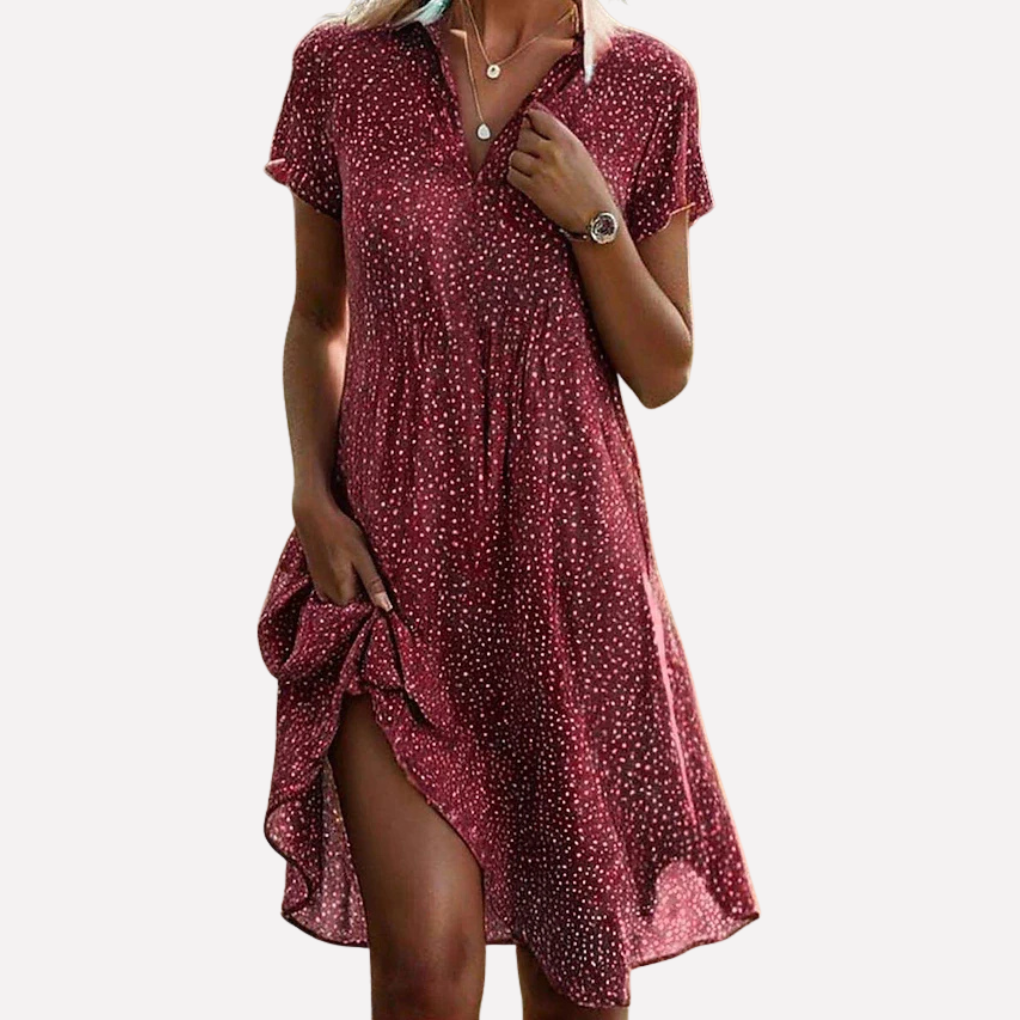 Casual Sleeveless Knee Length Dress for Ladies