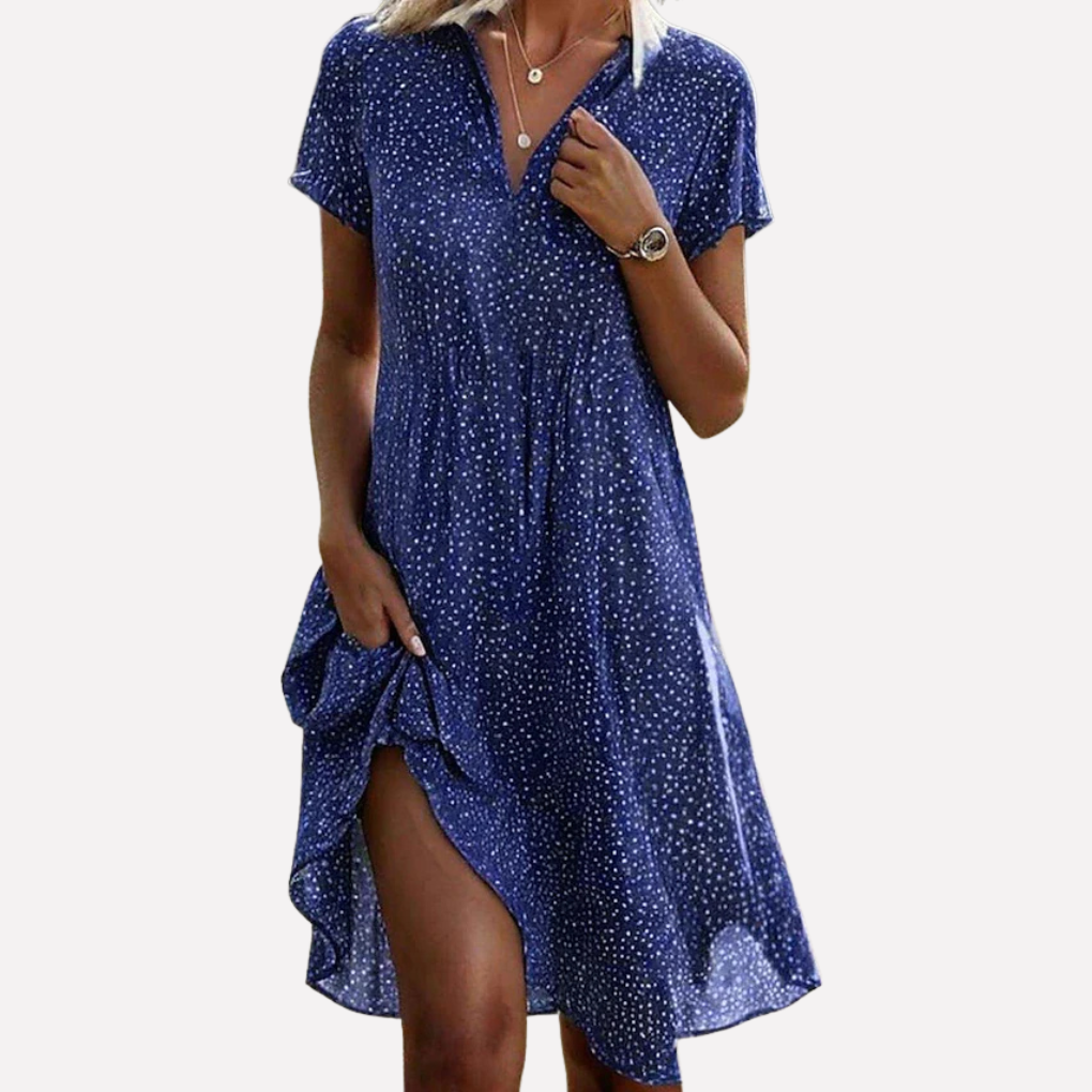 Casual Sleeveless Knee Length Dress for Ladies