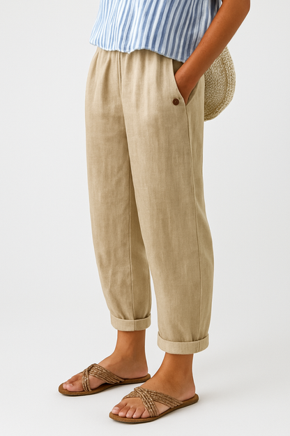 Wanda | Fashionable Trousers With Pocket Detail - Olytrend