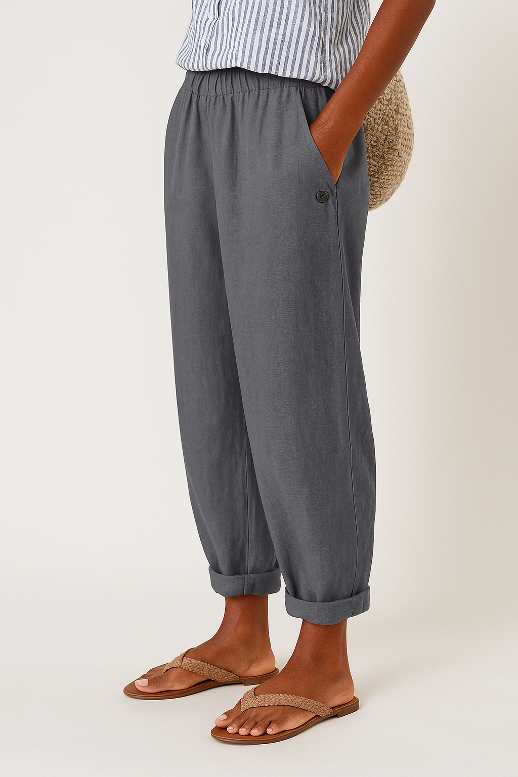 Wanda | Fashionable Trousers With Pocket Detail