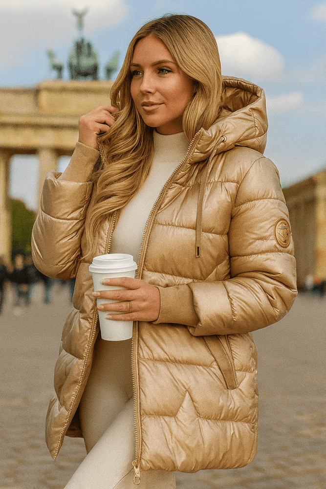 Warm Black parka Coat