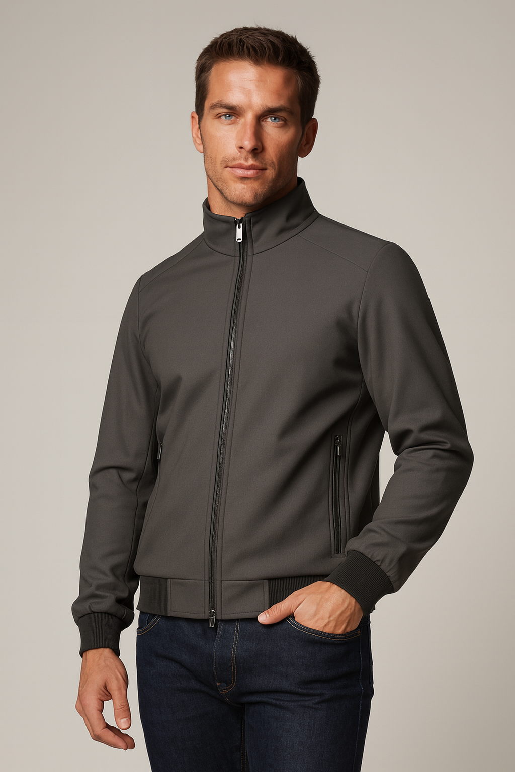 Warm Fleece Lined Mens Winter Jacket - Nocini