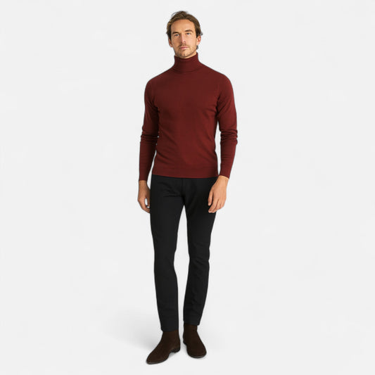 Ancienne Monde | Premium Cotton Men's Turtleneck Sweater