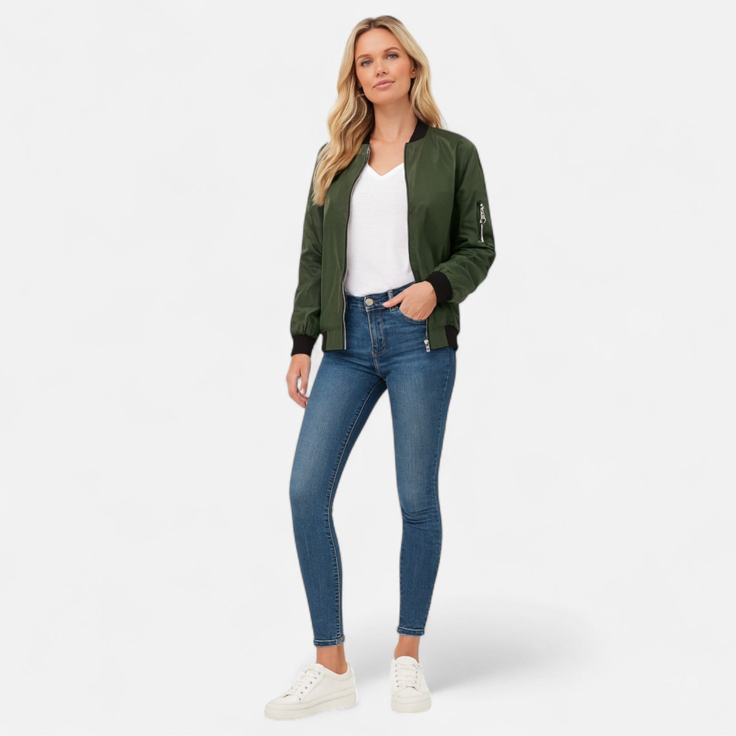Ancient World | Classic Women's Jacket with Zipper Closure