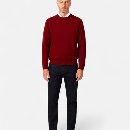 Ancient World | Men's Fitted Sweater Timeless Elegance Premium