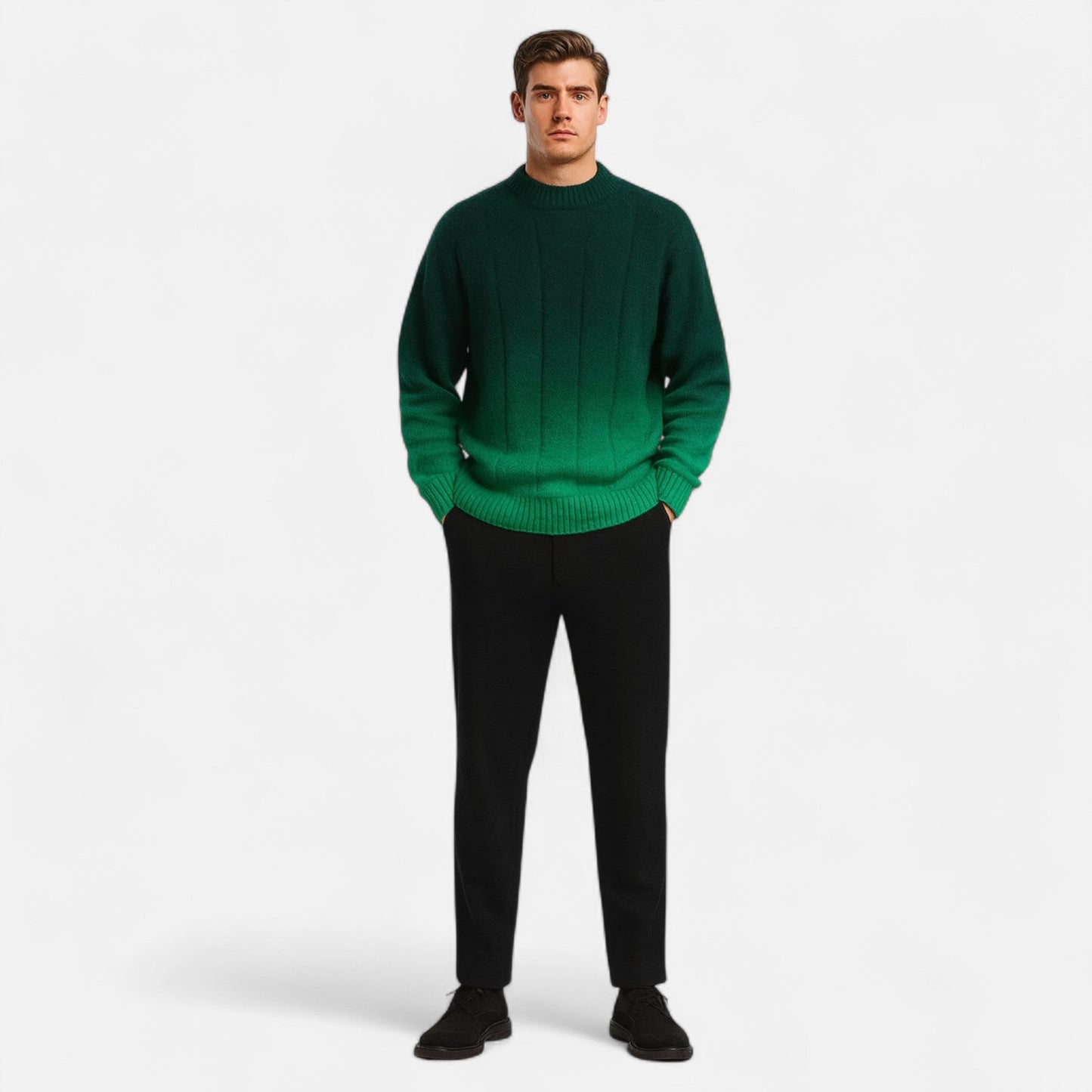 Ancient World | Elegant Men's Mixed Cashmere Sweater
