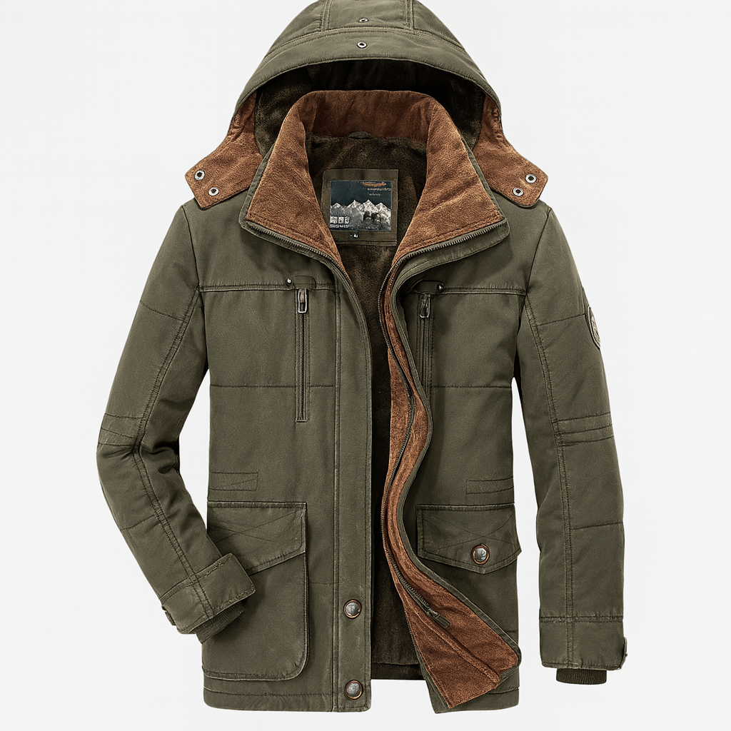 Waterproof Insulated Men's Winter Coat Warm Outdoor - Olytrend