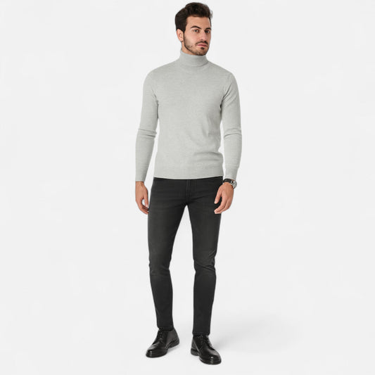 Ancient World | Men's Turtleneck Sweater in Wool – Timeless Design, Refined Warmth