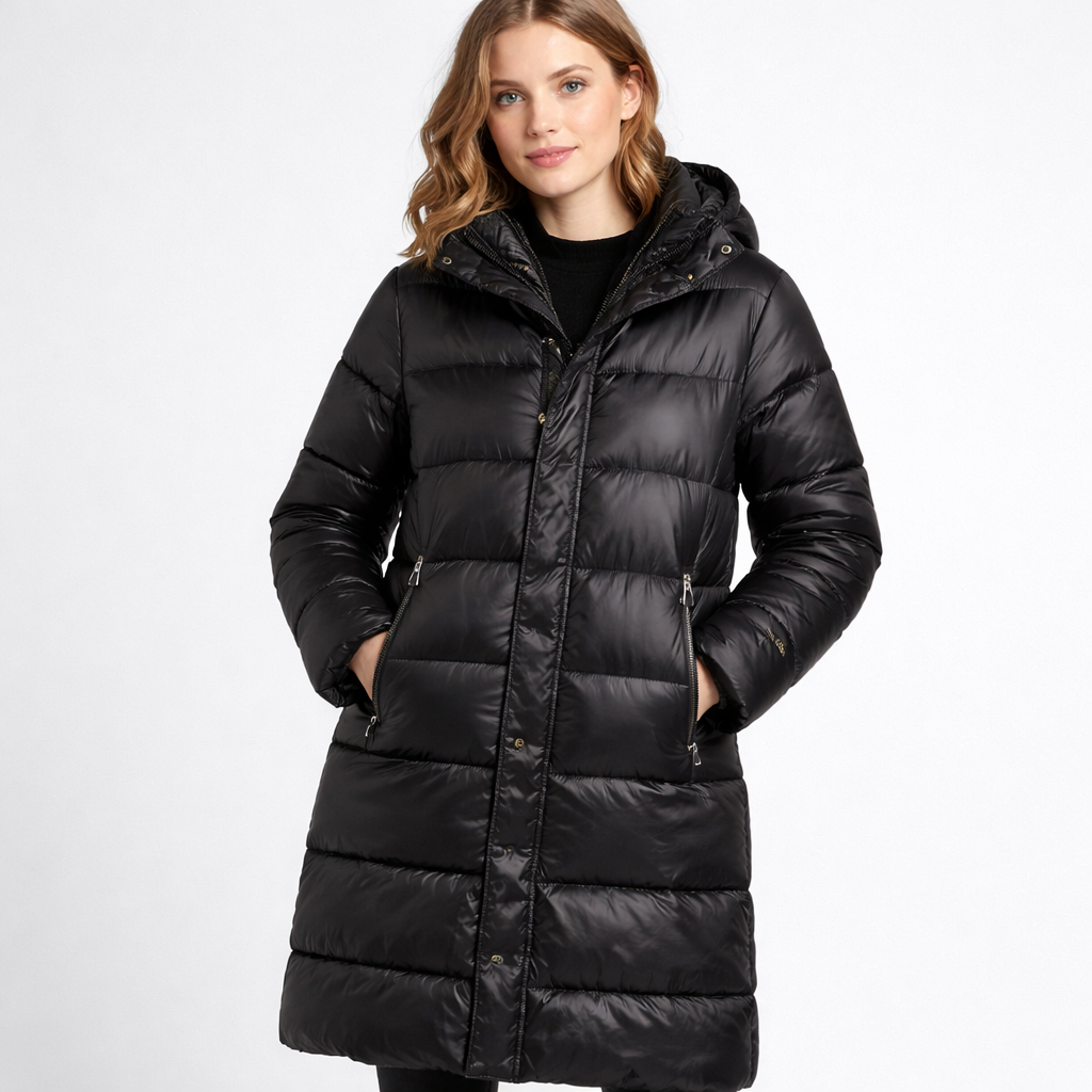 Warm Waterproof Women's Down Parka Coat - Olytrend